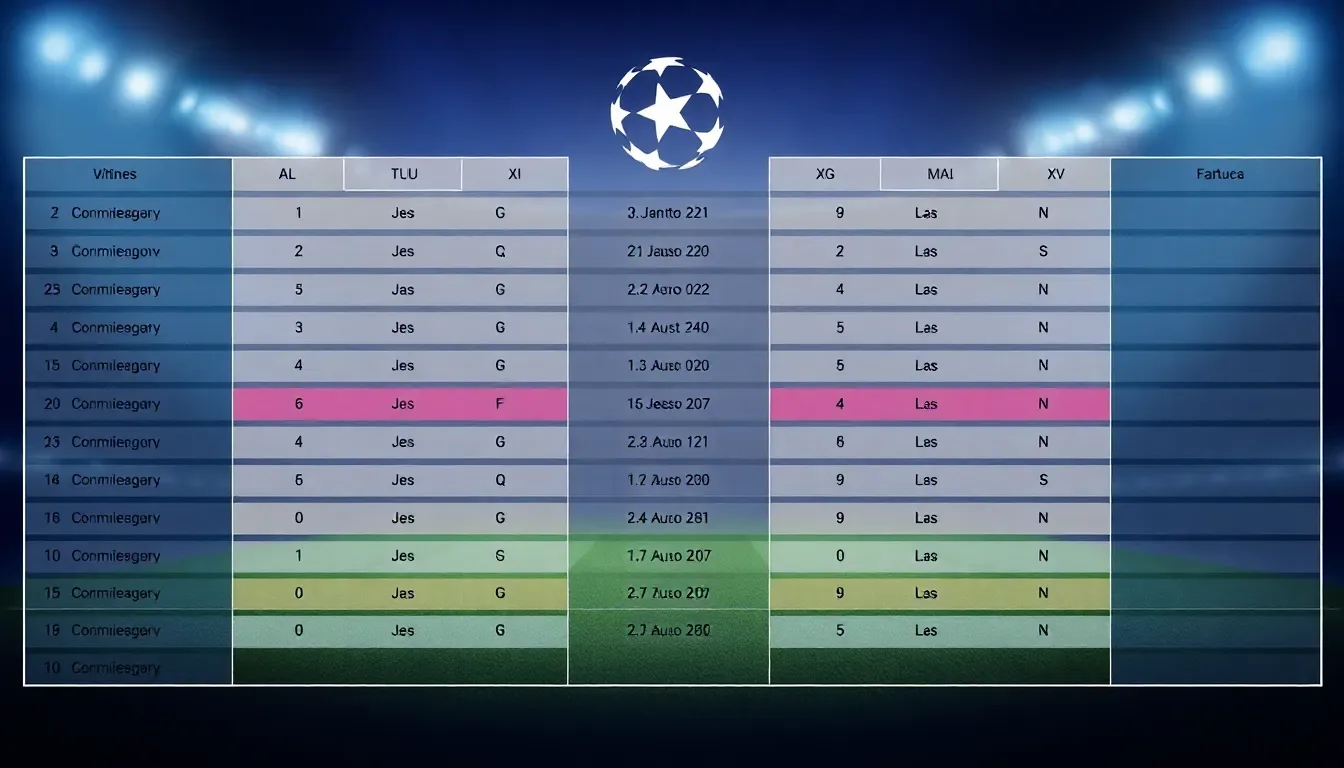 Tabla de Champions League 2026 AL MOMENTO: clasificados y eliminados HOY