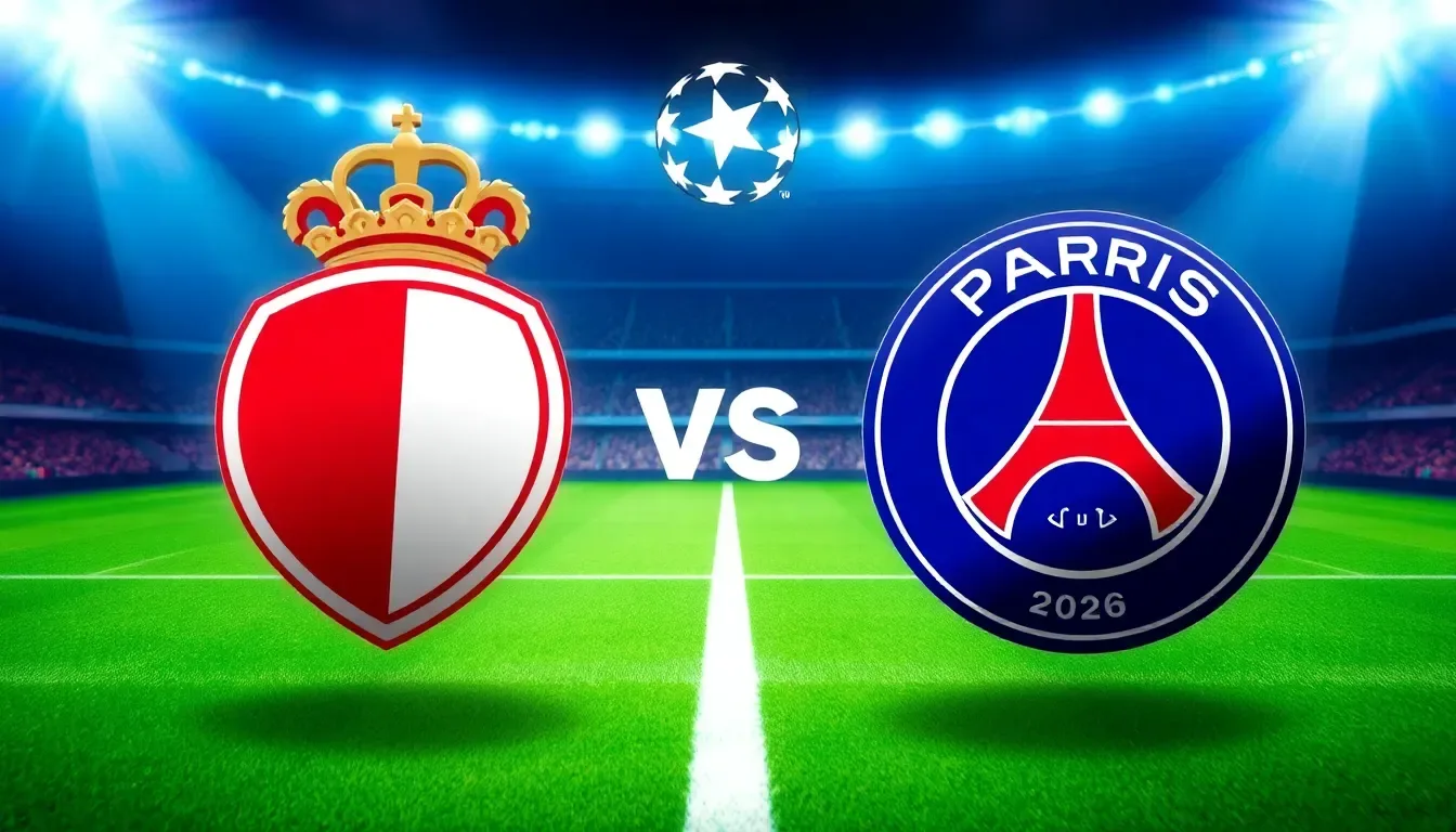 ¿A qué hora juega Monaco vs. PSG HOY? Dónde ver EN VIVO partido de Ida Playoffs Champions League 2026?