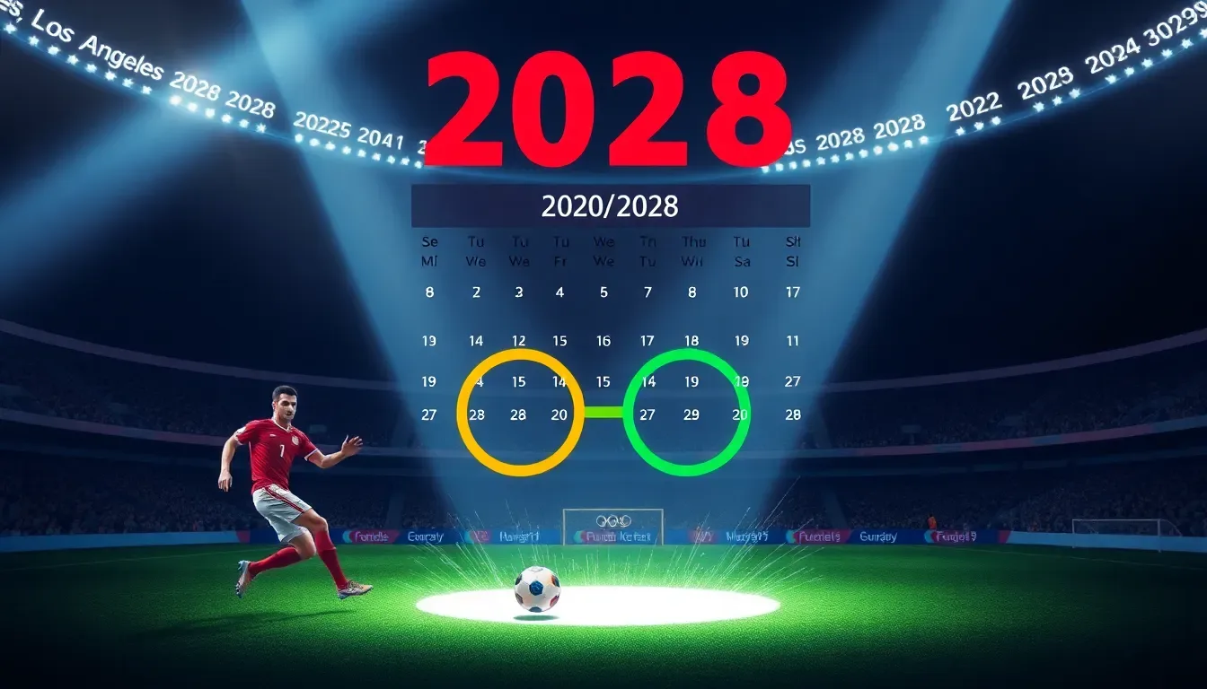 Revelan calendario OFICIAL para futbol en los Juegos Olímpicos de Los Angeles 2028 1 Revelan calendario OFICIAL para futbol en los Juegos Olímpicos de Los Angeles 2028