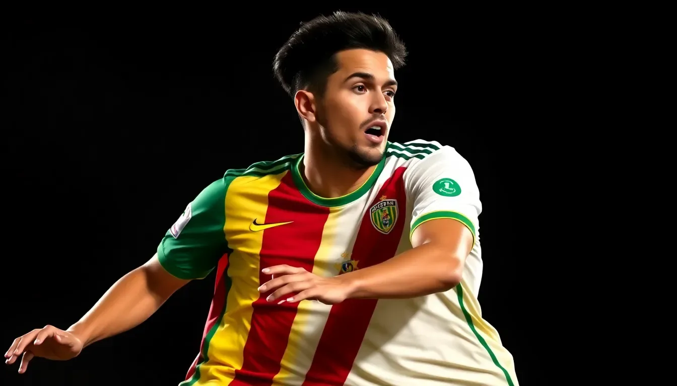 América empató a un gol con Santos, pese a tener un hombre más